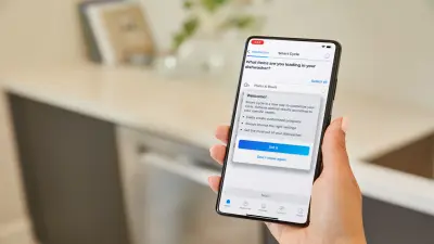 Bosch's latest generation of dishwashers with its “MySchedule” function for the first time