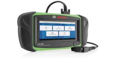 New compact Bosch KTS 250 tester for mobile and quick ECU diagnoses